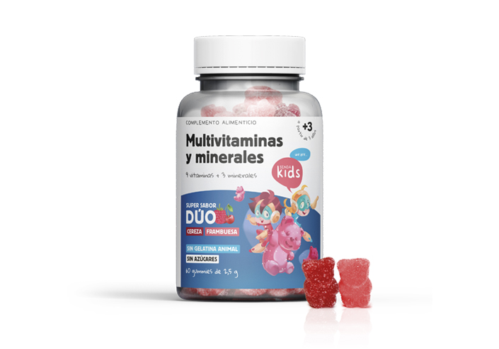 Multivitaminas y minerales gummies