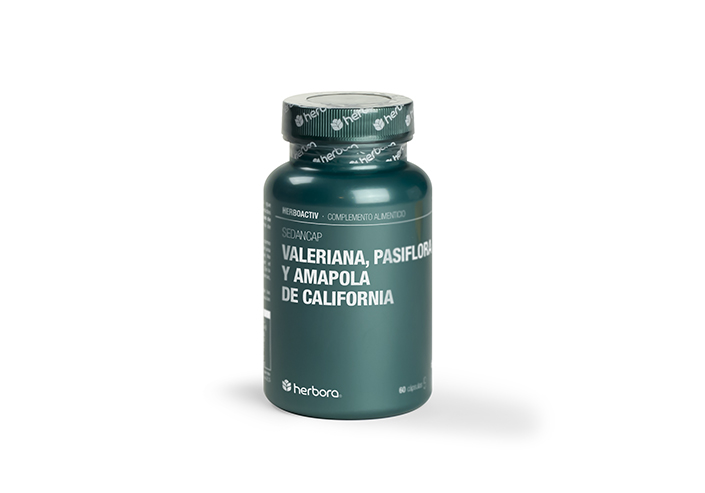 valeriana, pasiflora y amapola de california