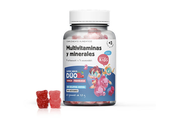 Multivitaminas y minerales gummies