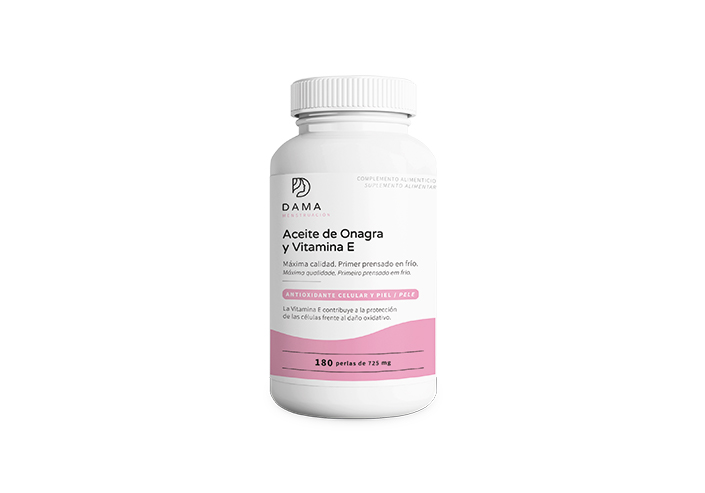 Aceite de onagra y vitamina E (180 perlas)