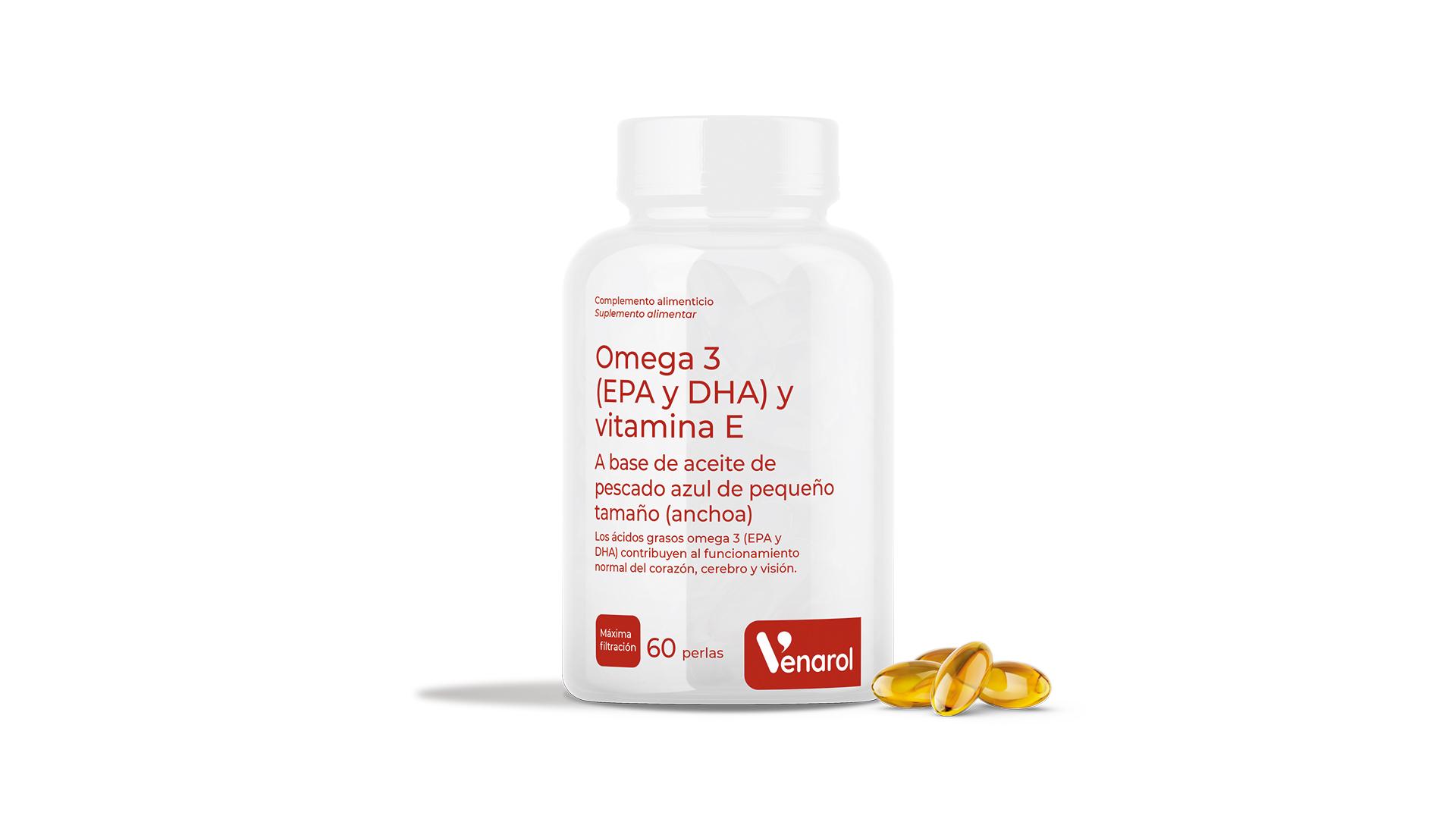 Omega 3 (EPA y DHA) y vitamina E