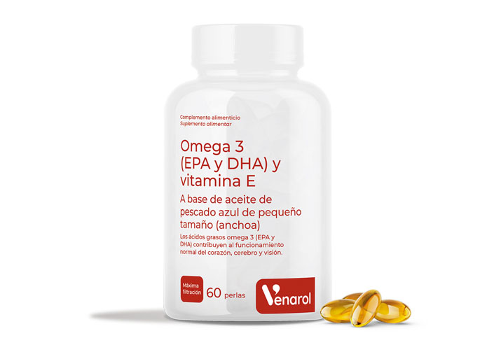 Omega 3 (EPA y DHA) y vitamina E